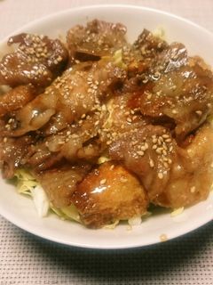 激ウマ!!簡単!!かさ増し豚丼-レシピのメイン写真