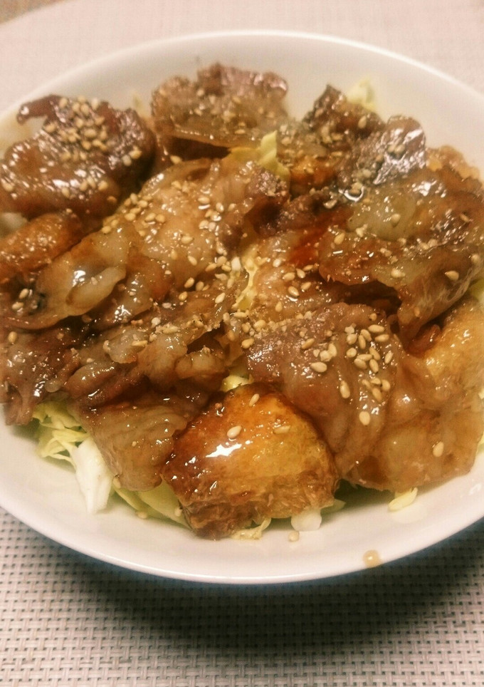 激ウマ！！簡単！！かさ増し豚丼-レシピのメイン写真