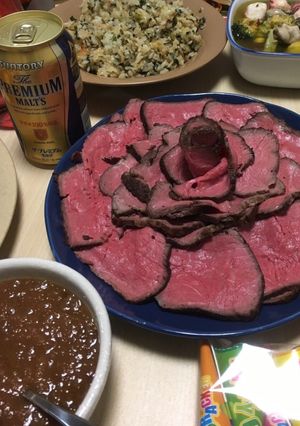 炊飯器で簡単！ 俺のローストビーフ-レシピのメイン写真