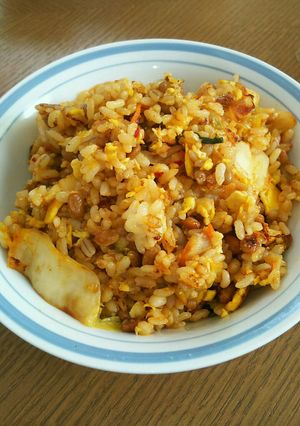 ☆５分で簡単☆納豆キムチチャーハン-レシピのメイン写真