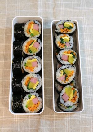 恵方巻２０１７年（お弁当に）。-レシピのメイン写真