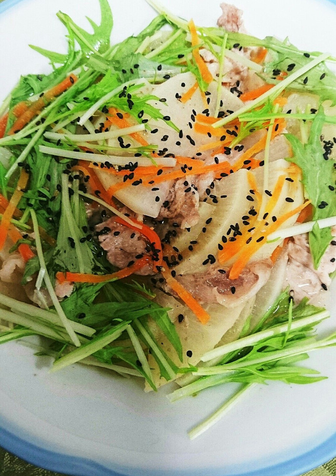 大根とぶたにくのお手軽ミルフィーユ風-レシピのメイン写真