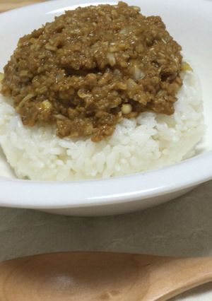 キーマカレー 簡単 きのこ カレーのルー-レシピのメイン写真