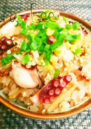 旨いっ!我が家自慢の千切り生姜たこ飯-レシピのメイン写真