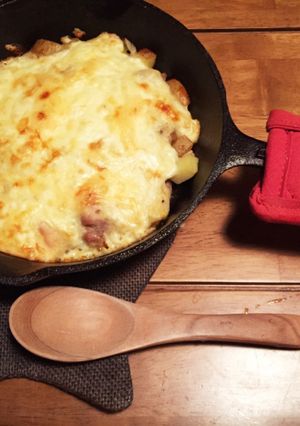 ビックリするほど簡単ふわとろ長芋グラタン-レシピのメイン写真
