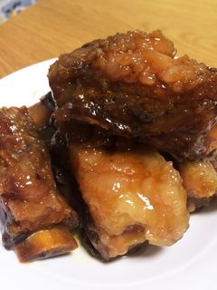 鍋一つで簡単!スペアリブのマーマレード煮-レシピのメイン写真