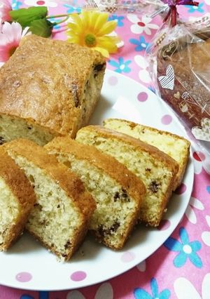 HMでチョコミントのパウンドケーキ-レシピのメイン写真