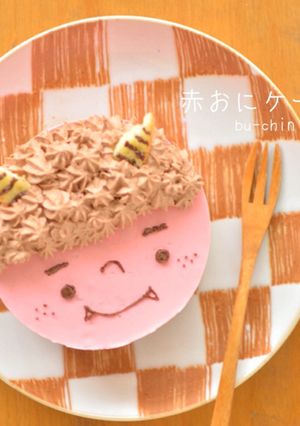 節分☆オニちゃんの簡単キャラケーキ☆-レシピのメイン写真