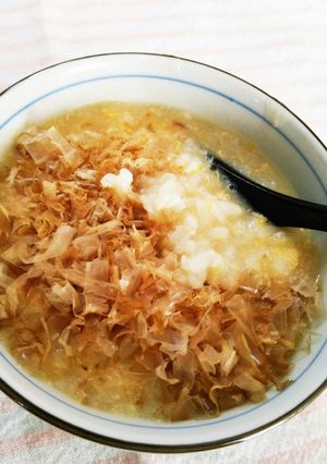たぬの卵おじや♡味噌♪風邪引きさんにも～-レシピのメイン写真