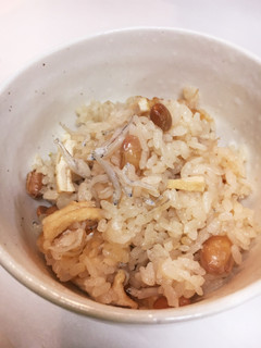 節分豆とじゃこの炊き込みご飯-レシピのメイン写真