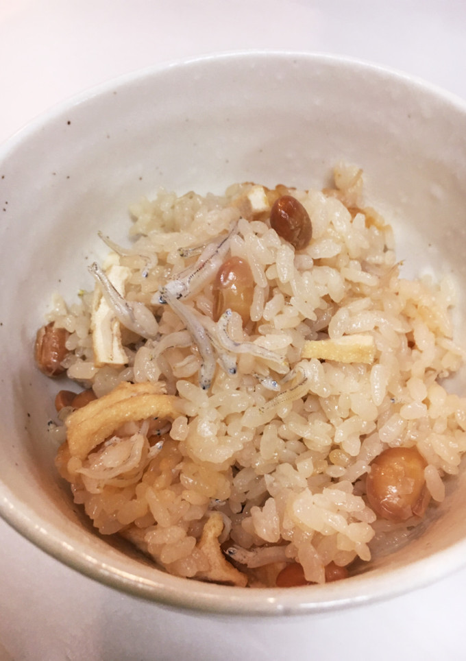 節分豆とじゃこの炊き込みご飯-レシピのメイン写真