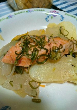 塩鮭と野菜◎蒸し焼き-レシピのメイン写真