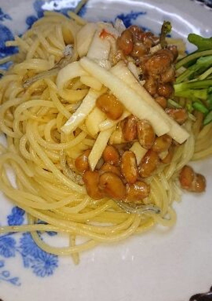 あたた生だししょうゆで簡単！納豆ペペロン-レシピのメイン写真