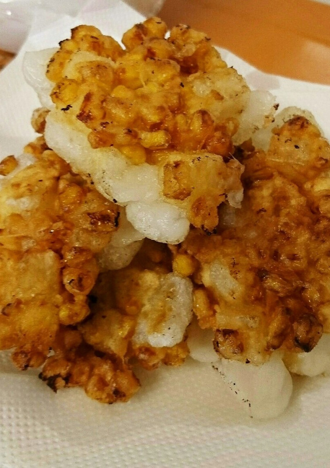 コーンとお餅のかき揚げ-レシピのメイン写真