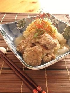 節分に♪イワシつみれと白菜のみぞれ煮-レシピのメイン写真