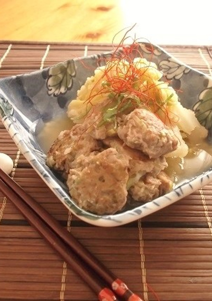 節分に♪イワシつみれと白菜のみぞれ煮-レシピのメイン写真