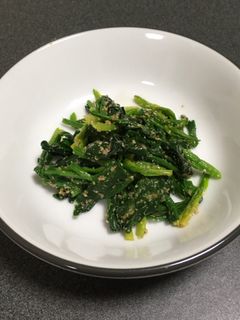 ほうれん草の胡麻和え-レシピのメイン写真