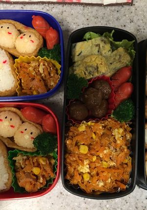 キャラ弁 ＊ キャラいなり 酉年-レシピのメイン写真