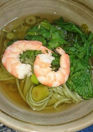 あたただしで美味しいスープの香り温麺-レシピのメイン写真