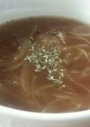 フライパンで作る☆甘い玉ねぎスープ♪-レシピのメイン写真