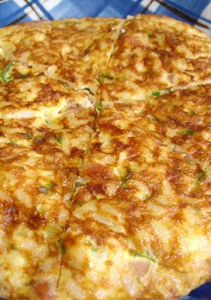 混ぜて焼くだけ★簡単★焼きオムライス-レシピのメイン写真