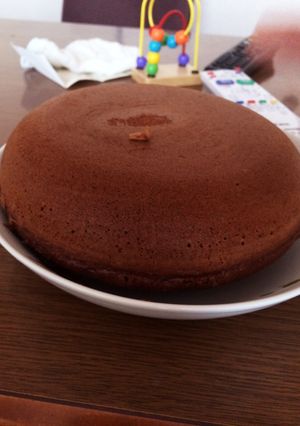 ふわふわココアケーキ-レシピのメイン写真