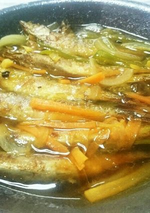 簡単！フライパンで作るししゃもの南蛮漬け-レシピのメイン写真