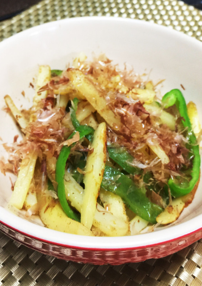 じゃがいもとピーマンのおかか炒め-レシピのメイン写真