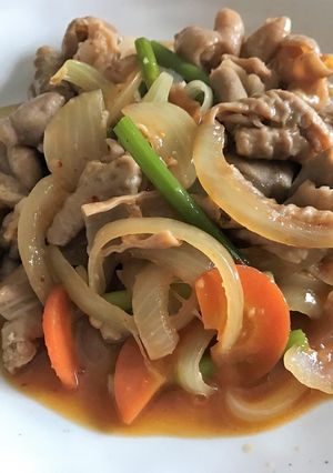 マルニのホルモン♪バター風味で♪-レシピのメイン写真