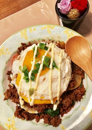 タコシーズニングで冬野菜のタコライス-レシピのメイン写真