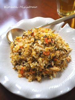 鮭と高菜のチャーハン-レシピのメイン写真