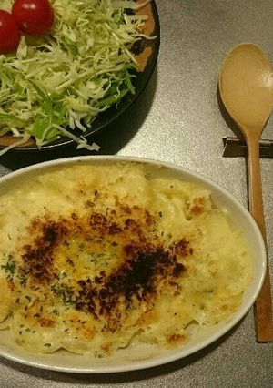 簡単 カキと馬鈴薯のグラタン-レシピのメイン写真