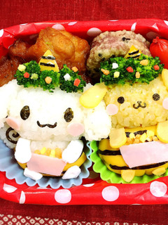 シナモロール ポムポムプリン節分キャラ弁-レシピのメイン写真