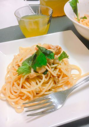 簡単和風パスタ！-レシピのメイン写真