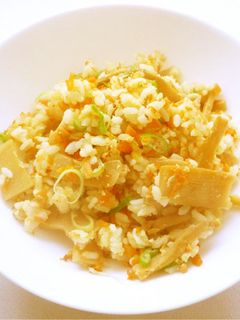 にんじんとメンマのカラフルチャーハン-レシピのメイン写真