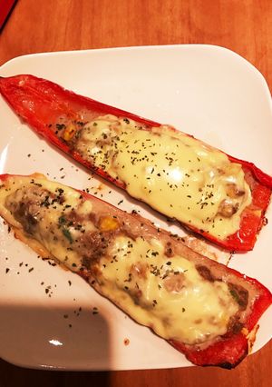 コストコ、甘唐辛子の肉詰め 子供にも人気-レシピのメイン写真