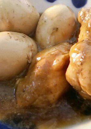 鶏と卵のりんご酢煮込み-レシピのメイン写真