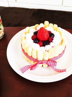 1歳のお祝い☆超簡単バースデーケーキ-レシピのメイン写真