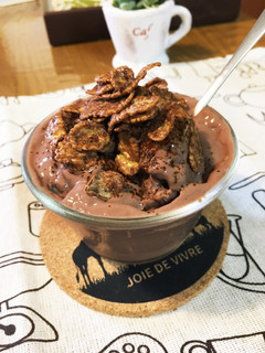 ザクザク食感♡簡単ヘルシーチョコアイス-レシピのメイン写真