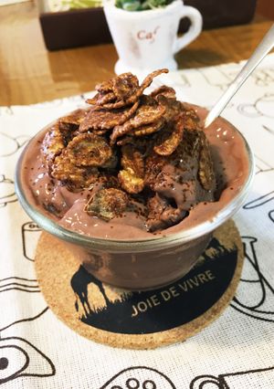 ザクザク食感♡簡単ヘルシーチョコアイス-レシピのメイン写真