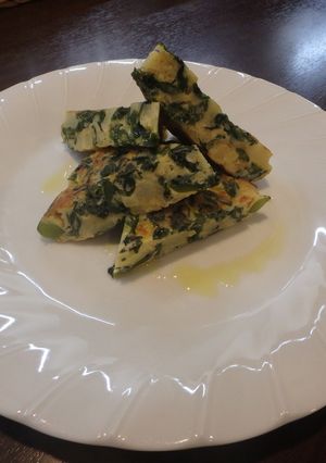 ワカメとポテトのスペイン風オムレツ-レシピのメイン写真