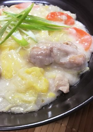 【中華風】白菜と鶏肉のクリーム煮-レシピのメイン写真