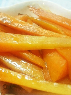 超簡単!お弁当用の人参きんぴら-レシピのメイン写真