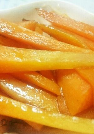 超簡単！お弁当用の人参きんぴら-レシピのメイン写真
