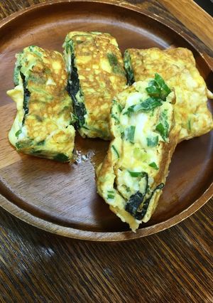 お弁当や朝食に☆ネギのりチーズ卵焼き☆-レシピのメイン写真