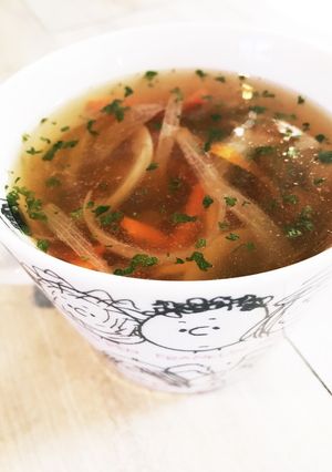 新玉と☆エリンギと☆人参のスープ-レシピのメイン写真