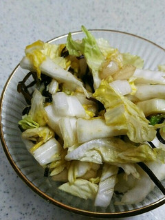 簡単・白菜と塩昆布のサラダ-レシピのメイン写真