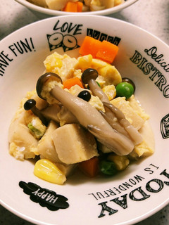 簡単に出来る!高野豆腐の卵とじ-レシピのメイン写真
