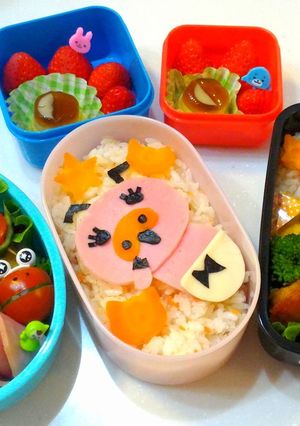 パンパカパンツ　ブタ　お弁当　キャラ弁-レシピのメイン写真