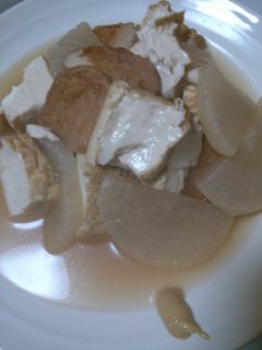 大根と厚揚げのほっこり煮物。-レシピのメイン写真